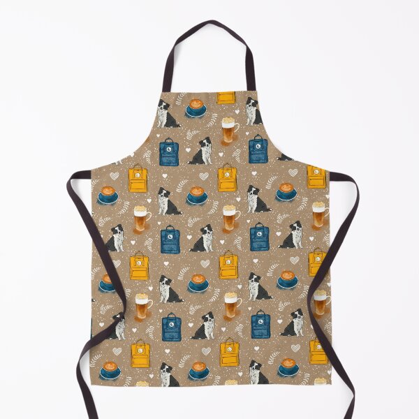 Item preview, Border Collie Pattern Coffee Latte Macchiato Cappuccino Backpack designed and sold by northernhugs.