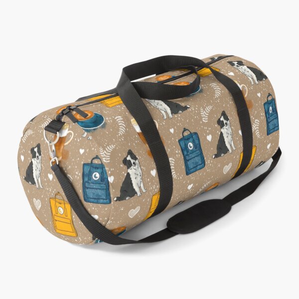 Item preview, Border Collie Pattern Coffee Latte Macchiato Cappuccino Backpack designed and sold by northernhugs.