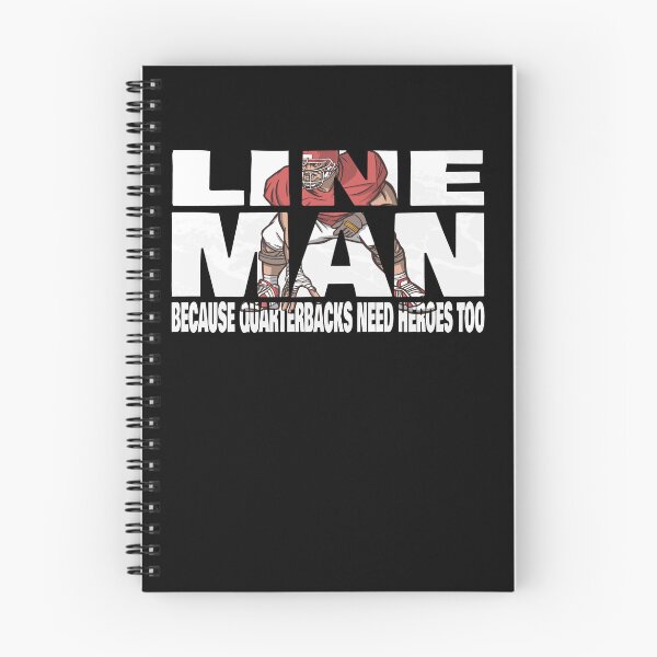 Item preview, Lineman Because Quarterbacks Need Heroes Too Football Line designed and sold by Countrysmart.