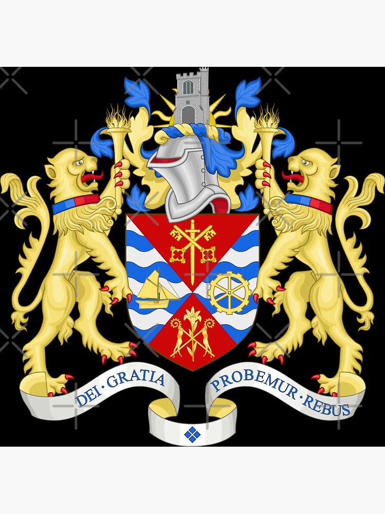 Coat Of Arms Of London Borough Of Barking And Dagenham Poster For