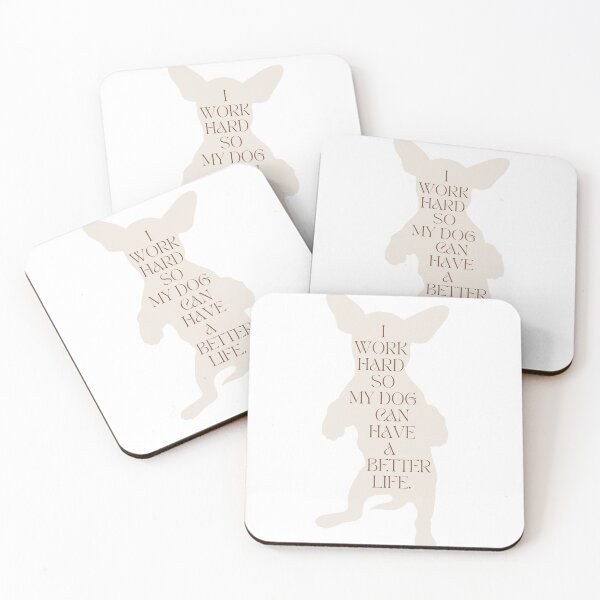 Item preview,  Dog Lover / I Work Hard So My Dog Can Have a Better Life / Funny Dog Mom and Dad / Gift for  Dog Lover designed and sold by Alexa5454.