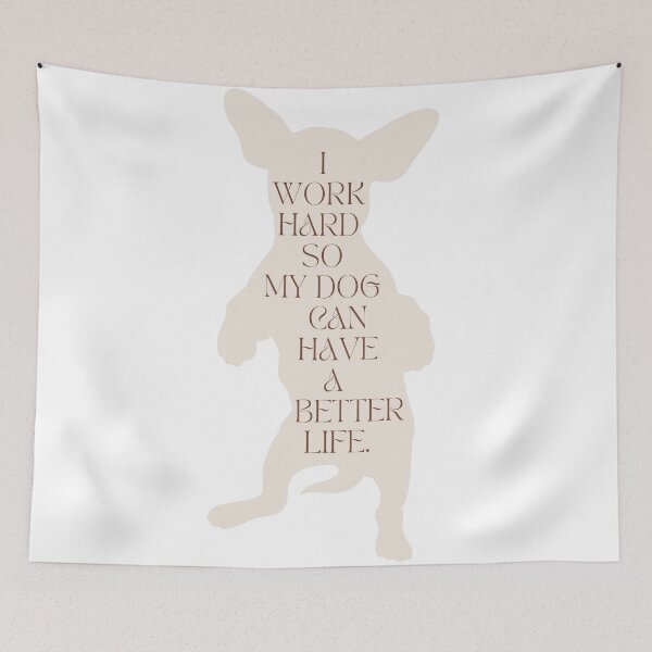 Item preview,  Dog Lover / I Work Hard So My Dog Can Have a Better Life / Funny Dog Mom and Dad / Gift for  Dog Lover designed and sold by Alexa5454.