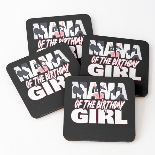 Item preview, Mama Of The Birthday Girl Cow Family Cow Farm Loving Cow Gift designed and sold by Countrysmart.
