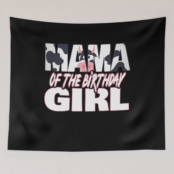 Item preview, Mama Of The Birthday Girl Cow Family Cow Farm Loving Cow Gift designed and sold by Countrysmart.
