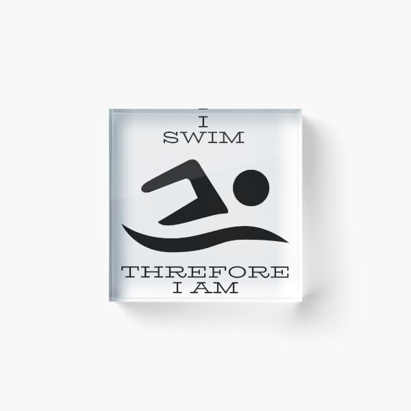 Item preview, I swim therefore iam designed and sold by Rickido.