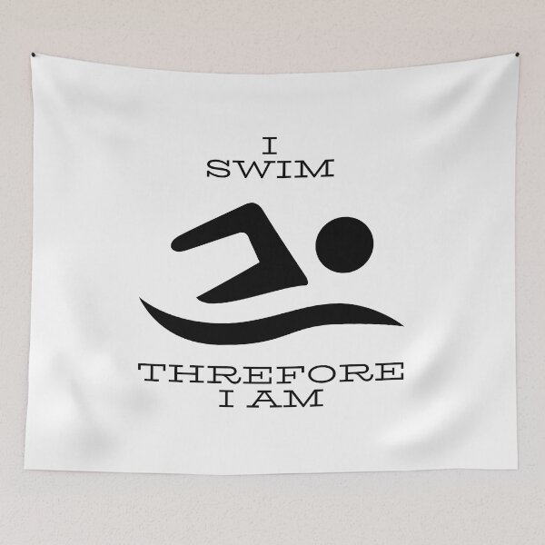 Item preview, I swim therefore iam designed and sold by Rickido.