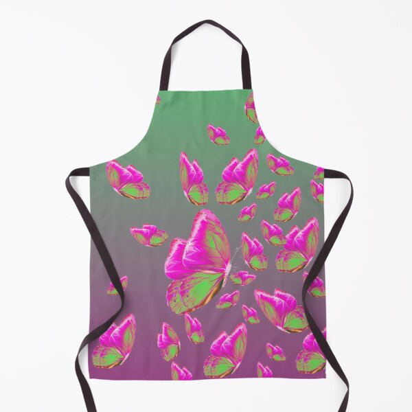 Item preview, Pink and Green Butterflies with Gradient Background designed and sold by atroffire.