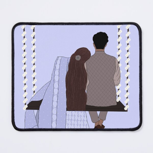 Item preview, Desi Couple on a swing designed and sold by mahumdesigns.