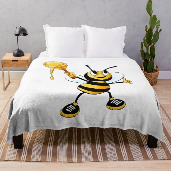 Item preview, Honey Bee Cartoon Design designed and sold by Thonja.