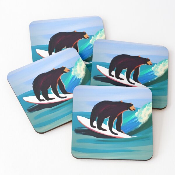 Item preview, Surfing Bear designed and sold by OlympicsMerch.