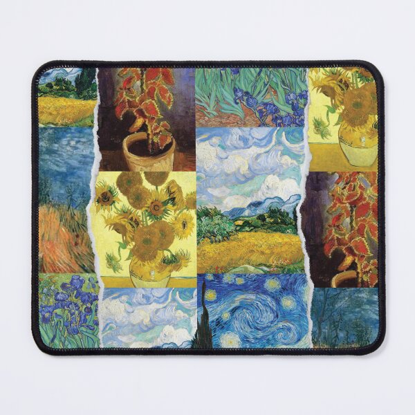 Item preview, Vintage Vincent Van Gogh Collage designed and sold by BossyCatHome.