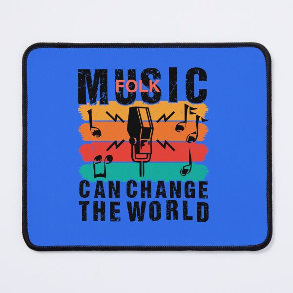 Item preview, Folk Music Can Change the World designed and sold by LeJeuneGifts.