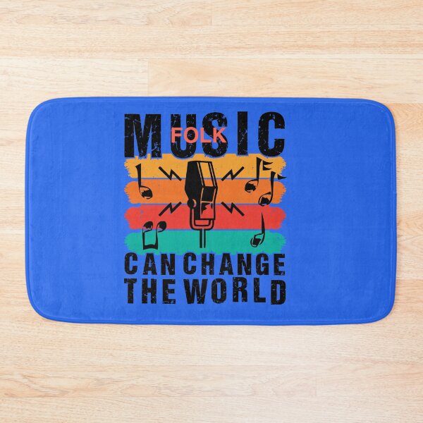 Item preview, Folk Music Can Change the World designed and sold by LeJeuneGifts.