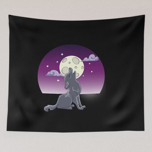 Item preview,  Wolf Howls at the Full Moon designed and sold by david parry.