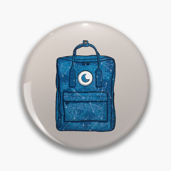Item preview, Aesthetic Backpack School Bag Moon Stars Constellations Blue  designed and sold by northernhugs.