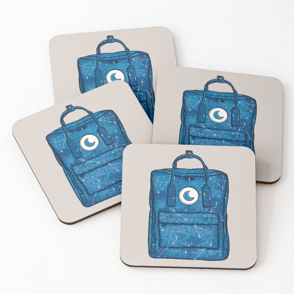 Item preview, Aesthetic Backpack School Bag Moon Stars Constellations Blue  designed and sold by northernhugs.