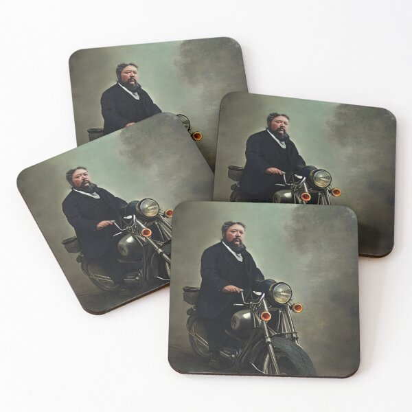 Item preview, Preacher Charles Spurgeon Riding a Motorcycle designed and sold by nationrandom.