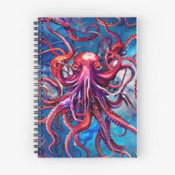 Item preview, Mega octopus in water designed and sold by PinterPattern.