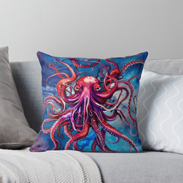 Item preview, Mega octopus in water designed and sold by PinterPattern.