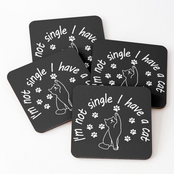 Item preview,  I'm Not Single I Have a Cat designed and sold by saidox.