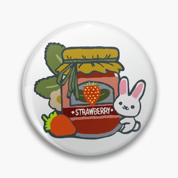 Item preview, StrawBUNNY jam  designed and sold by Animationgems.