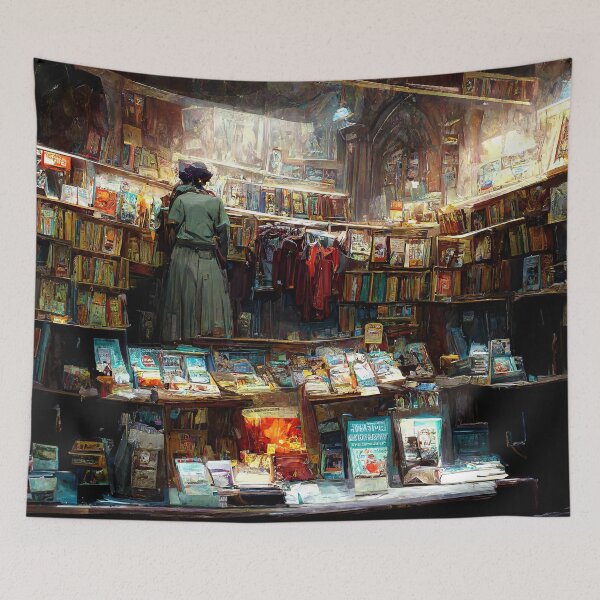 Item preview, art bookstore designed and sold by AICustomArt ⭐⭐⭐⭐⭐.