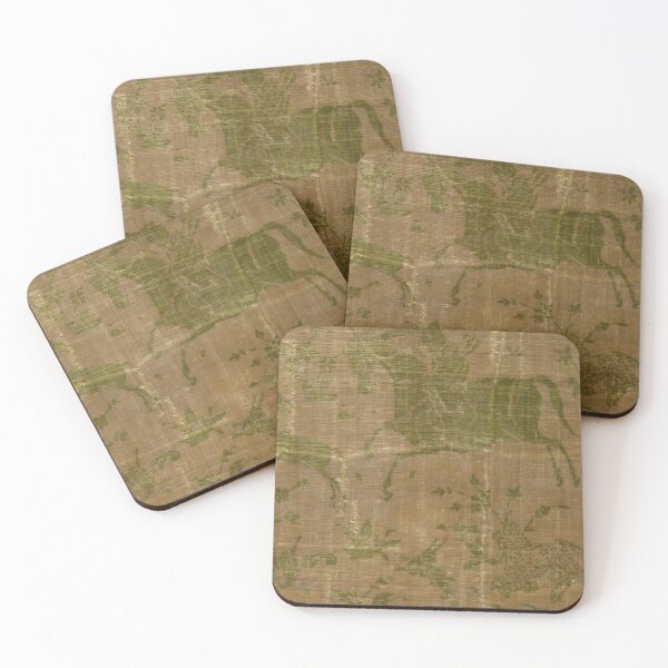 Item preview, Renaissance Era Toile Hunt Scene Textile Print designed and sold by Elizabeth Szkirpan.