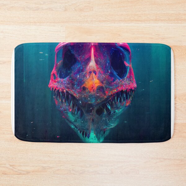 Item preview, Strange neon Skull with background. designed and sold by Sr-vinnce.