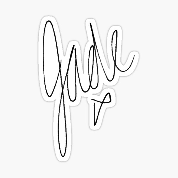 Little Mix - Jade Signature Sticker