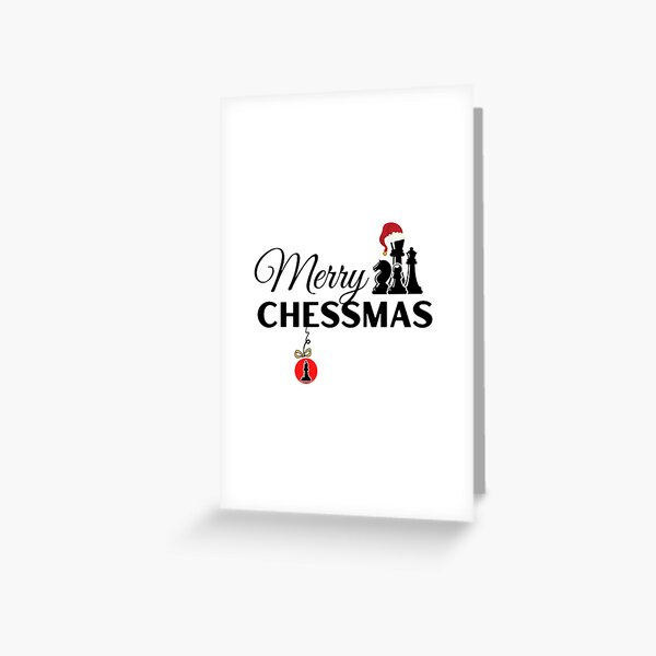 Aperçu de l'œuvre Cadeau de Noël amusant pour les amateurs d'échecs | Joyeux échecs créée et vendue par DevlynnDesigns.