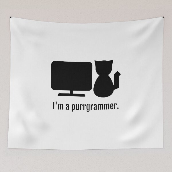Item preview, I'm a purrgrammer cat designed and sold by ROFIN.