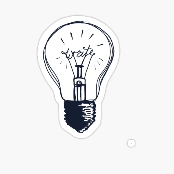 The Write Light Sticker