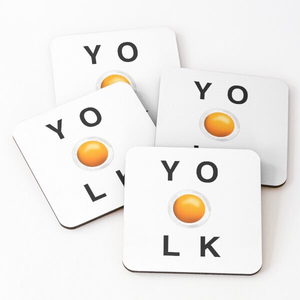 Item preview, YOLK . Egg with letters YOLK  designed and sold by StacyMint.