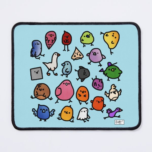 Item preview, Bird Menagerie Doodle designed and sold by tdoodles.