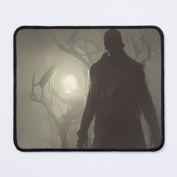 Item preview, Light vs Dark (dark mysterious figure) designed and sold by MichelangeloAI.