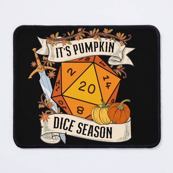 Item preview, DND HALLOWEEN DICE: It's Pumpkin dice season designed and sold by DungeonAtelier.