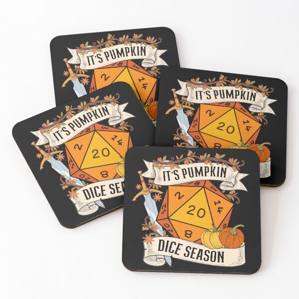 Item preview, DND HALLOWEEN DICE: It's Pumpkin dice season designed and sold by DungeonAtelier.