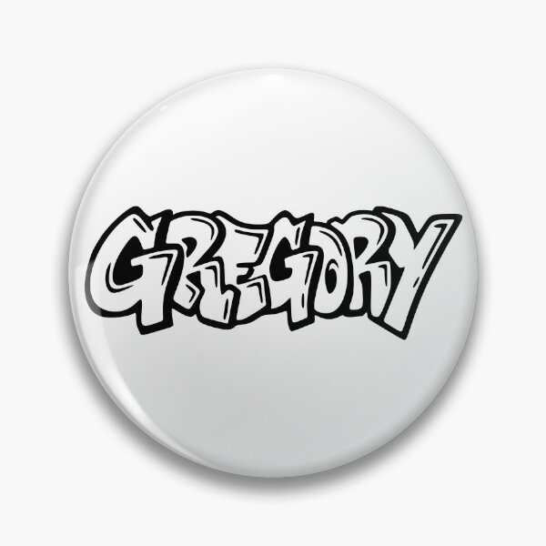Artikelvorschau, Gregory - Graffiti-Namensdesign entworfen und verkauft von NameThatShirt.