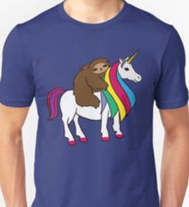 Niedliches Einhorn-Trägheits-Regenbogen-Hemd für Mädchen-Frauen Unisex T-Shirt