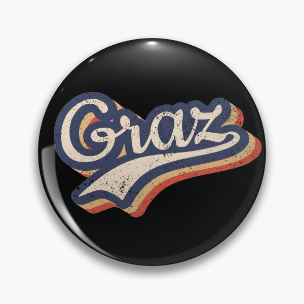 Item preview, Styria Graz vintage hippie typography designed and sold by Steiragwaund.