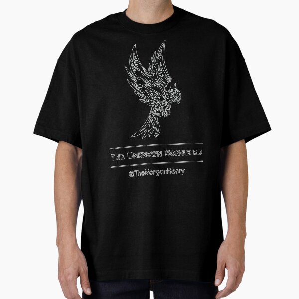 The Unknown Songbird - Black logo Oversized T-Shirt