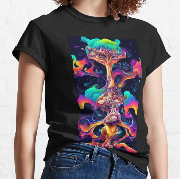 A Very Very Psychedelic Tree Classic T-Shirt