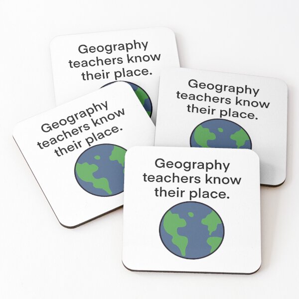 Item preview, Geography teachers know their place. designed and sold by MoonNoa.