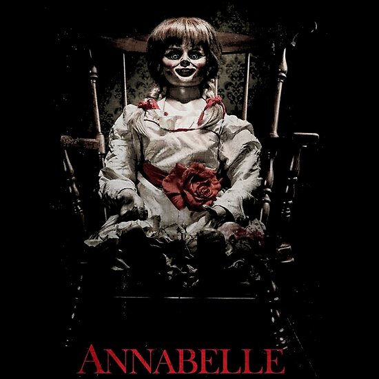 Annabelle the Haunted Doll" Poster by cattrow | Redbubble