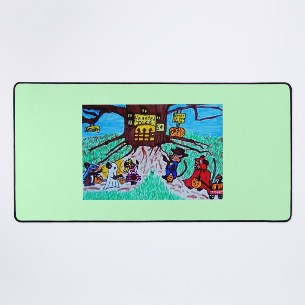 Item preview, HALLOWEEN NIGHT IN THE MOUSE HAMLET designed and sold by JoAnnHayden.