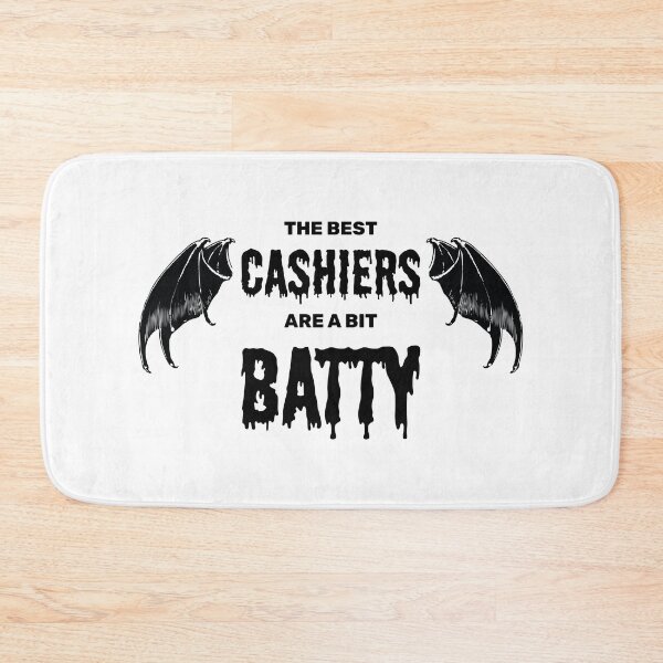 Item preview, The best cashiers are a bit batty halloween spooky bat designed and sold by absolutdesign.