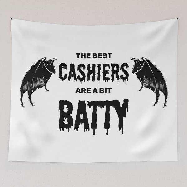 Item preview, The best cashiers are a bit batty halloween spooky bat designed and sold by absolutdesign.