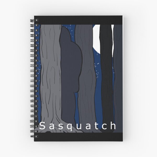 Item preview, Sasquatch Bigfoot Hides in the Trees of the Forest  designed and sold by DMcK Designs.