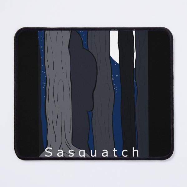 Item preview, Sasquatch Bigfoot Hides in the Trees of the Forest  designed and sold by DMcK Designs.