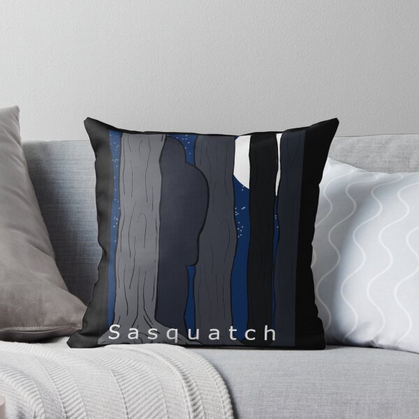 Item preview, Sasquatch Bigfoot Hides in the Trees of the Forest  designed and sold by DMcK Designs.